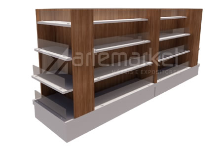 Expositor Baixo Regulável